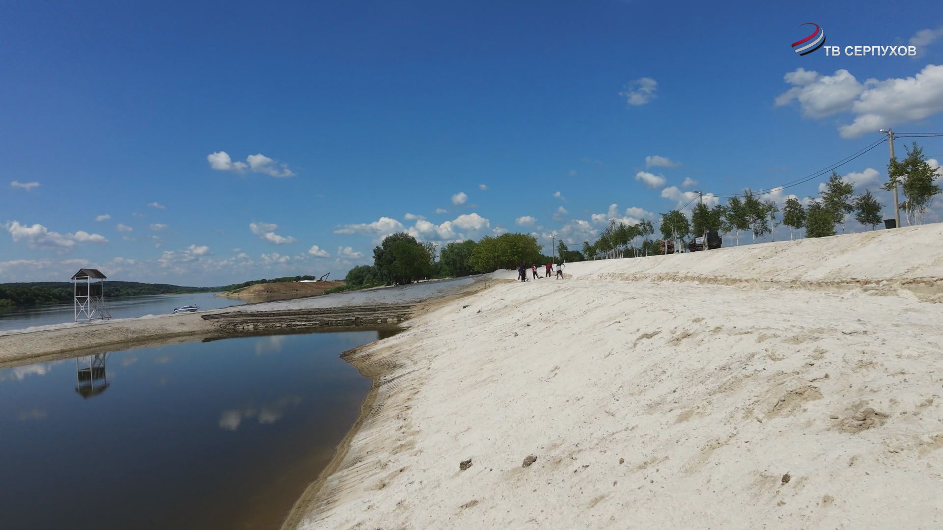 Зоны отдыха у воды готовятся к открытию сезона в Серпухове