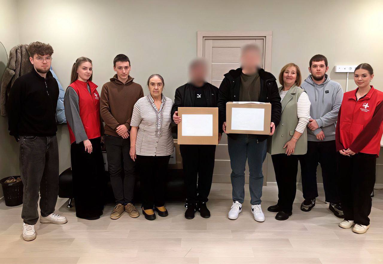 Из Серпухова передали гуманитарную помощь по просьбе Героя России Андрея Родионова