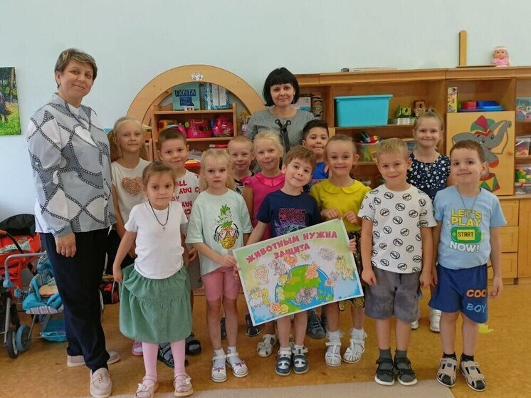 О необычных животных узнали дошкольники из Липиц в Серпухове