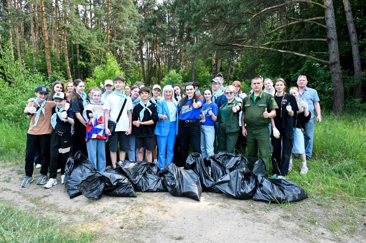  В Городском бору Серпухова прошла акция «Сохраним бор чистым» в рамках Дня эколога и Всемирного дня окружающей среды