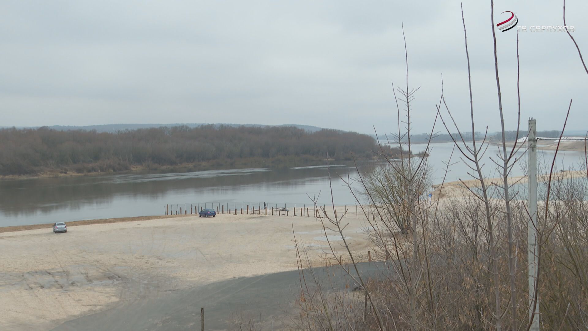В Серпухове уровень воды значительно ниже нормы