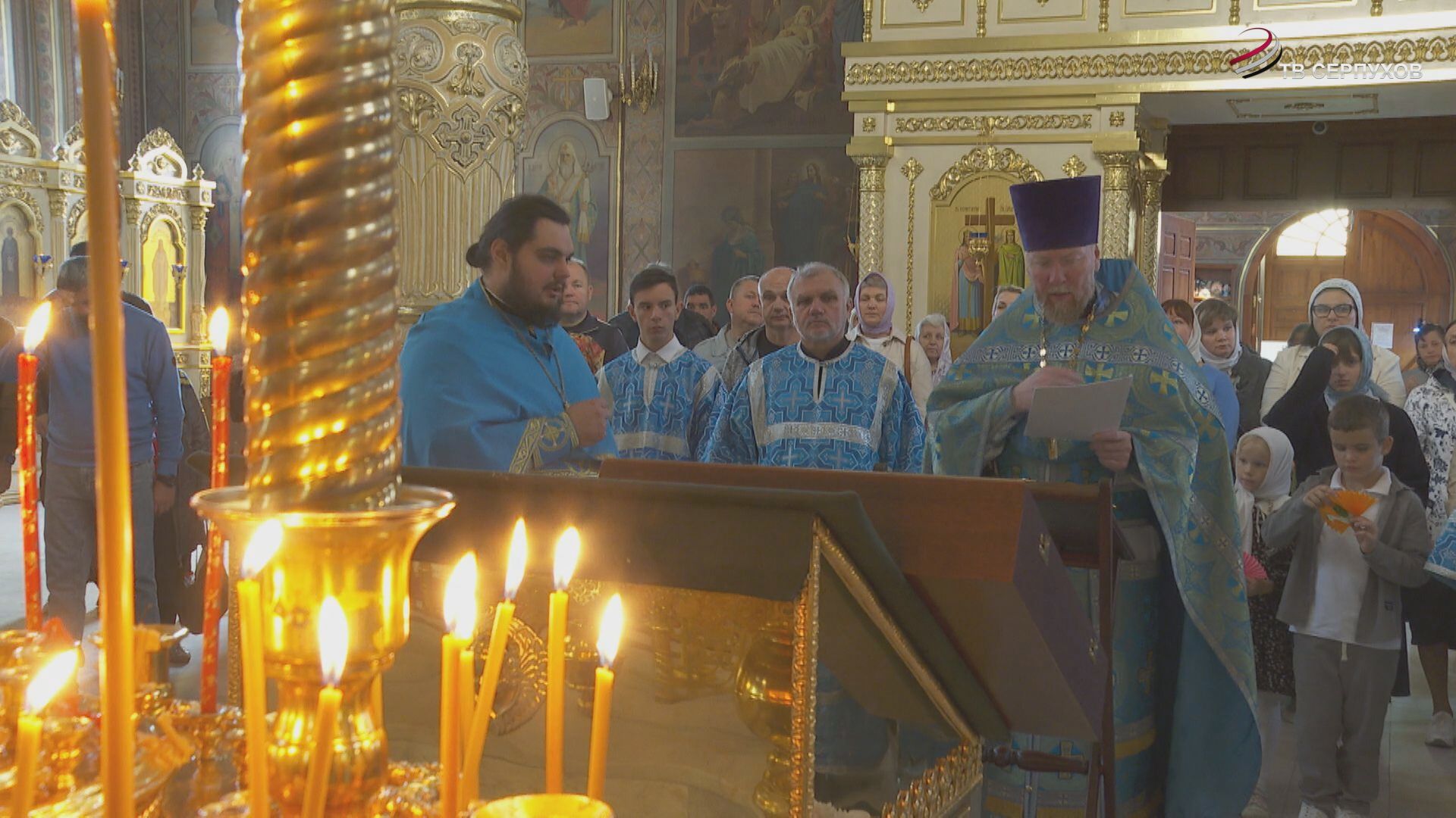 В день Рождества Пресвятой Богородицы в Серпухове состоялся праздничный молебен
