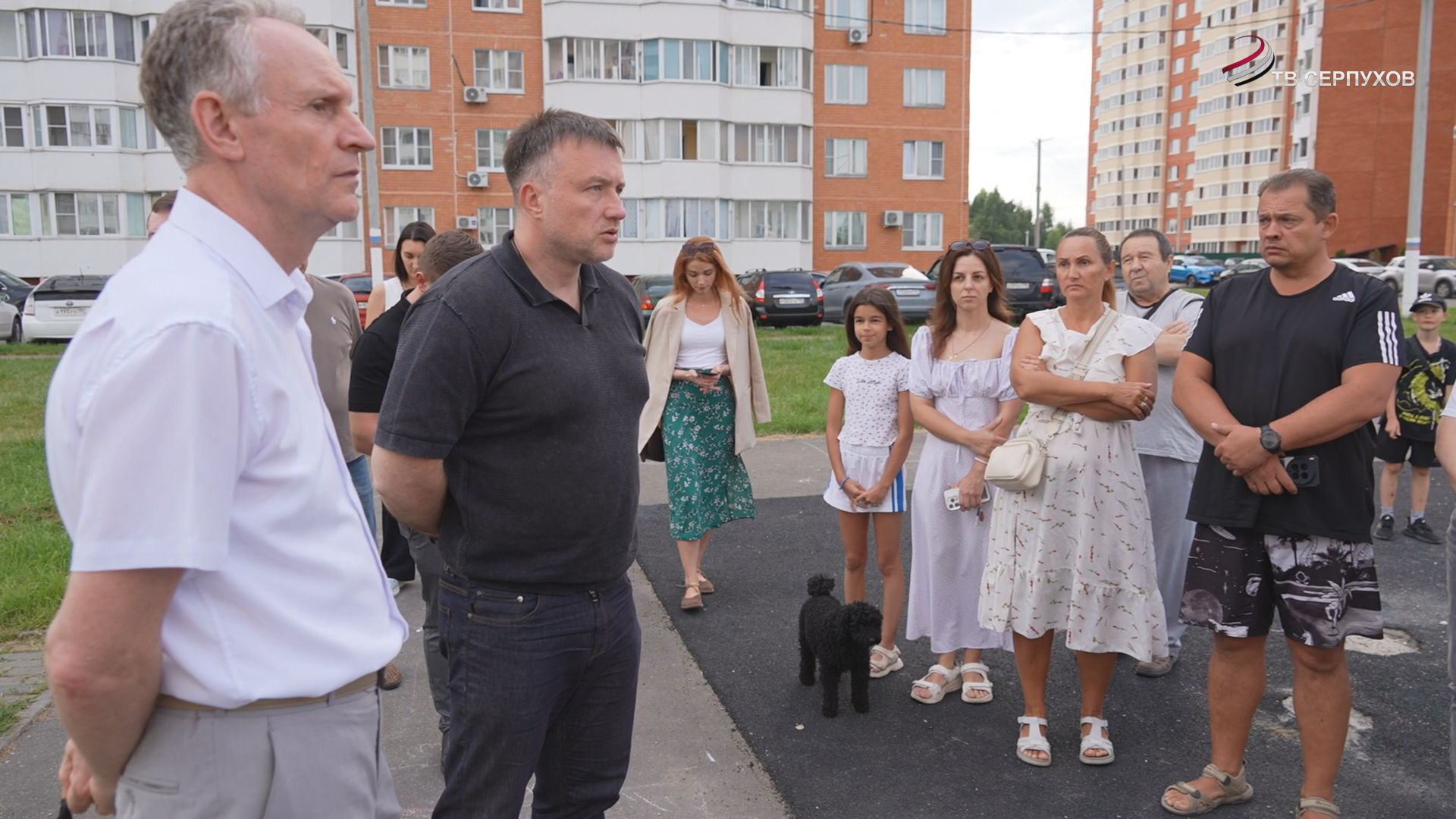 В Серпухове восстанавливают детскую площадку в микрорайоне Ивановские Дворики