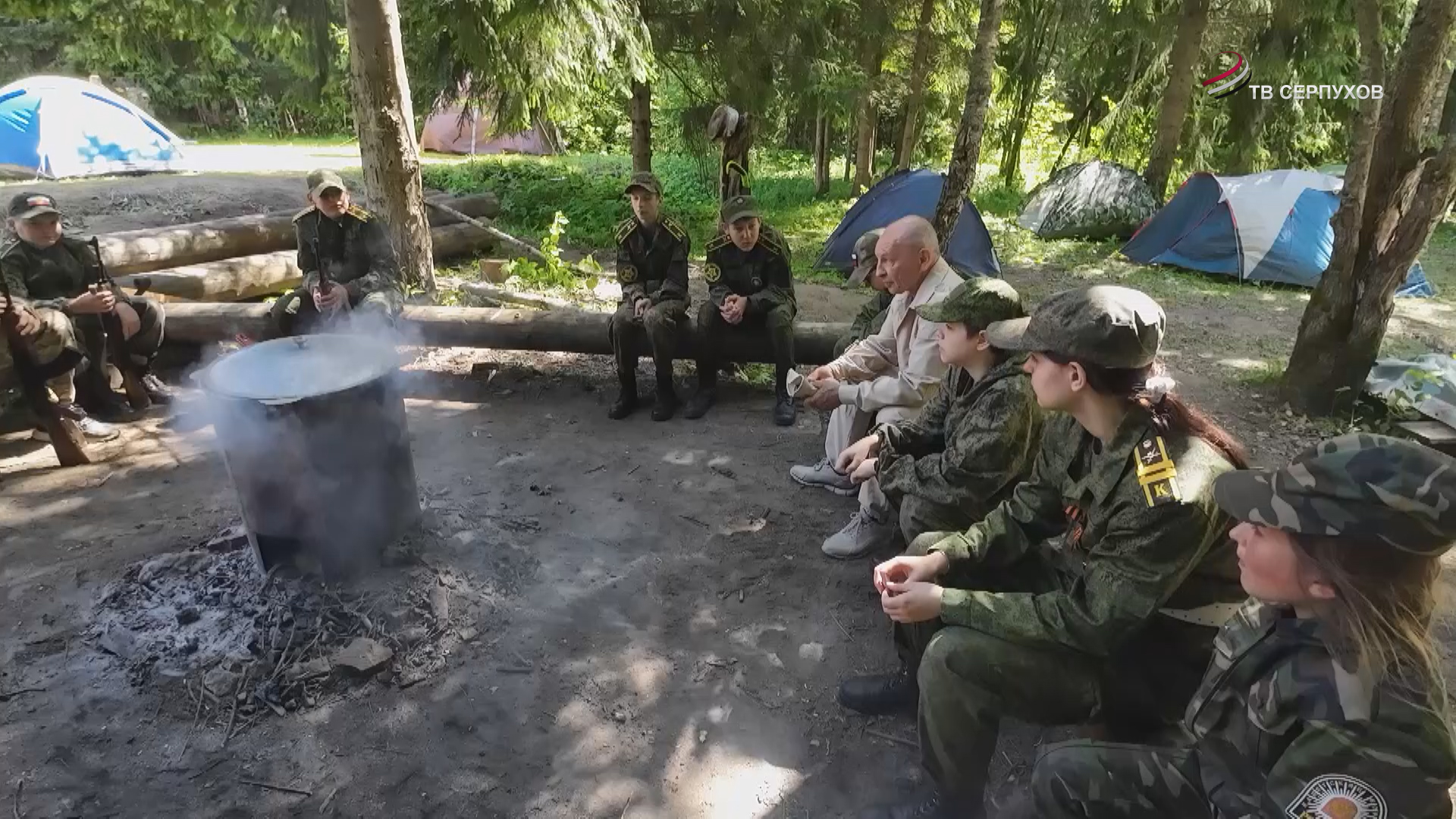 В Серпухове – детский военно-полевой слет