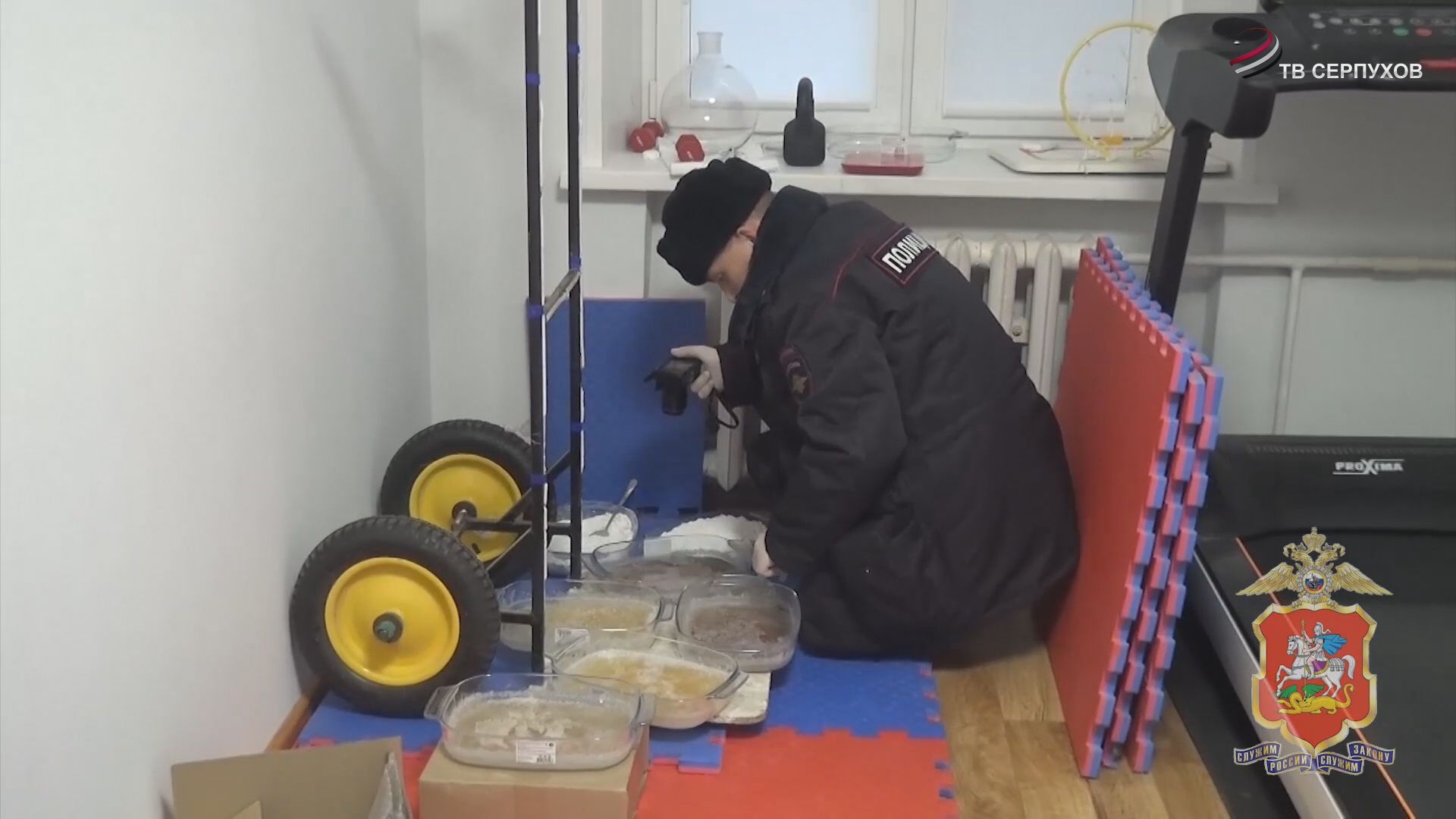 В  Протвино полицейские ликвидировала нарколабораторию