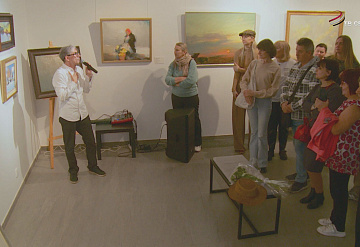 В Серпухове открылась выставка московского живописца Ильи Даньшина