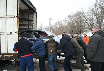 Порядка 12 тонн необходимой помощи отправлено из Серпухова ветеранами пограничных войск