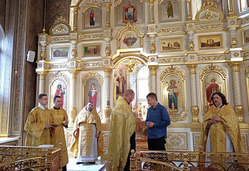 В Серпухове во Всехсвятском храме отметили престольный праздник