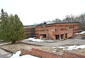 В Большом Серпухове продолжается капитальный ремонт Детской школы искусств имени А.А. Алябьева