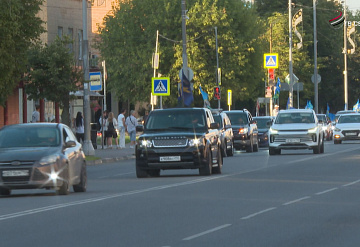 В Серпухове ко дню ВДВ провели традиционный автопробег