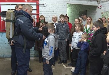В Серпухове дети участников СВО попробовали себя в роли спасателей
