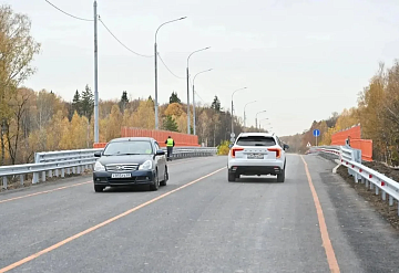 Вчера в деревне Лукино открыли движение по путепроводу.
