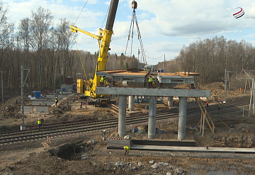 Реконструкция путепровода у деревни Лукино завершится ранее запланированного