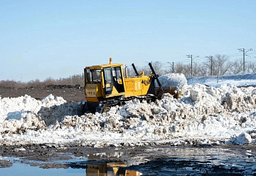 В Серпухове продолжается ликвидация последствий снегопадов и подготовка инфраструктуры к весеннему периоду