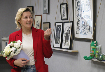 В Серпухове открылась выставка графики Надежды Ермакович «Лягух и все-все-все»