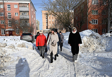 Оперативная группа проверила содержание центральных улиц Серпухова: Крупской, Ворошилова и Советской